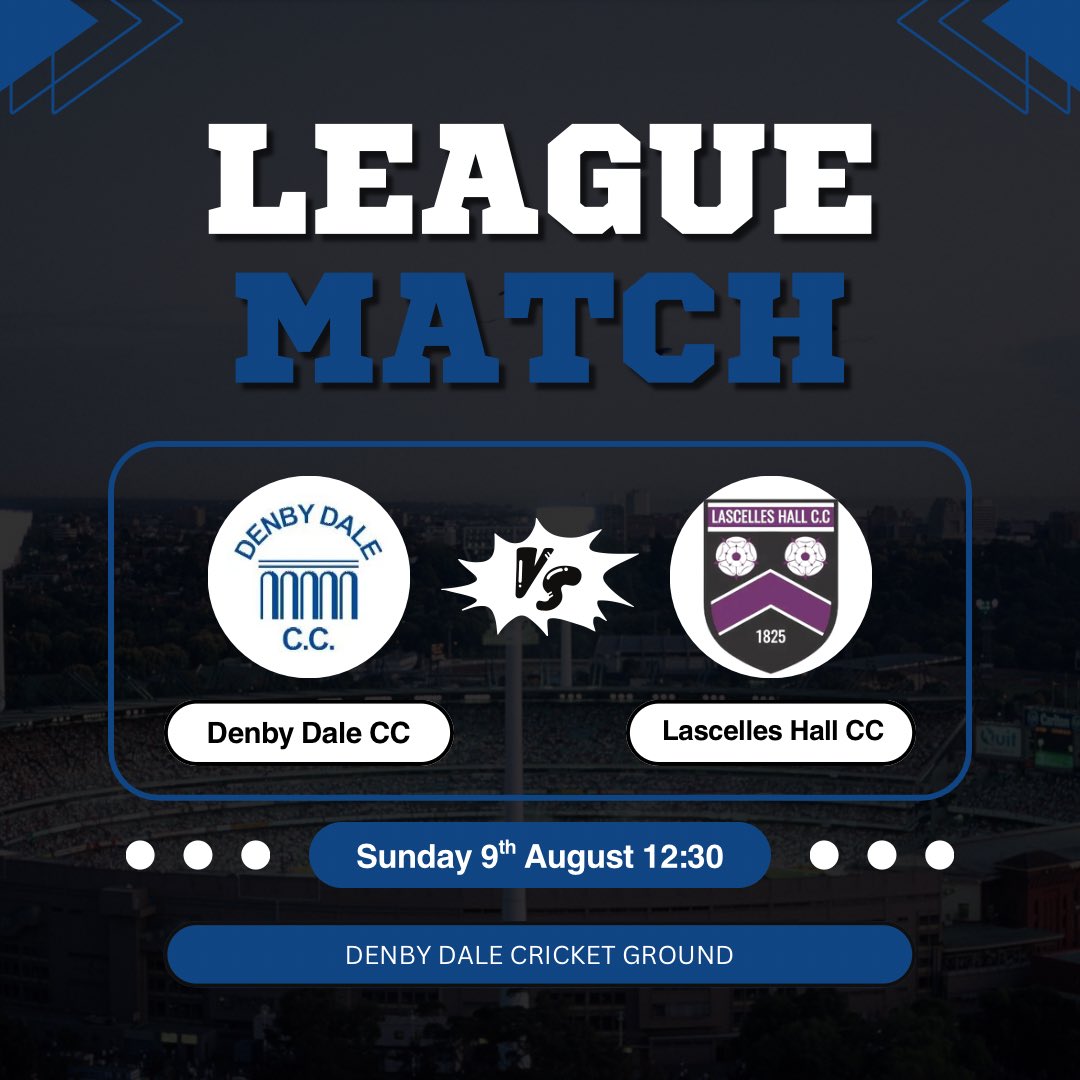 🚨FIXTURES🚨

Only the firsts in action today as the first of their double header starts as they host <a href="/hall_1825/">Lascelles Hall 1825</a>. Game starts at 12:30pm bar will be open so come down and support the boys #DDCC 🏏