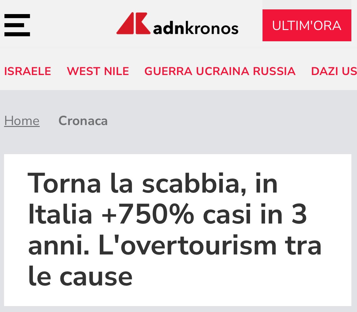 Questa è una vera perla per capire come funziona la manipolazione dell’informazione.

Il titolo parla di +750% di casi, ma non dice che questo incremento è riferito ad alcune strutture di lunga degenza (in altre strutture gli incrementi sono decisamente più contenuti), e