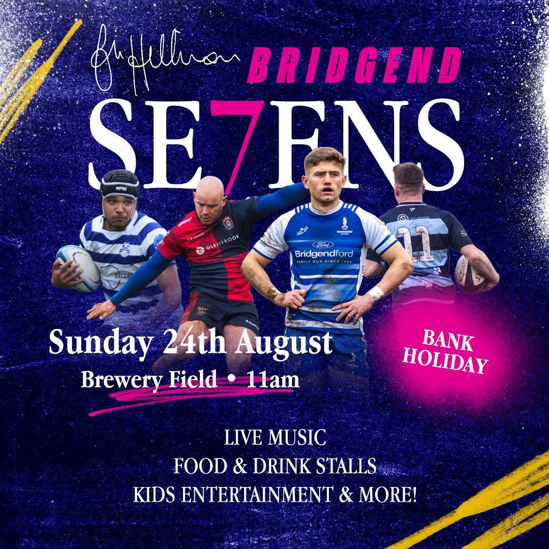 🎫

Just over two weeks to go until the Colin Hillman Bridgend Sevens returns to the Brewery Field.

Buy your tickets now and save ⬇️

bridgendravens.com/events/colin-h…

🔵⚪