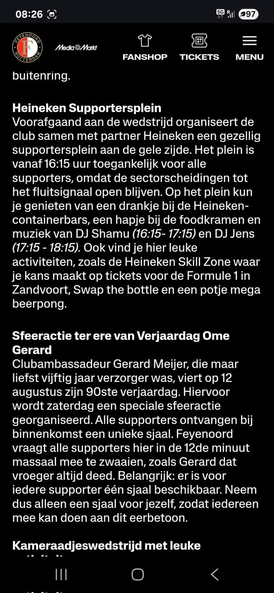 #Matchday

Druk programma vandaag