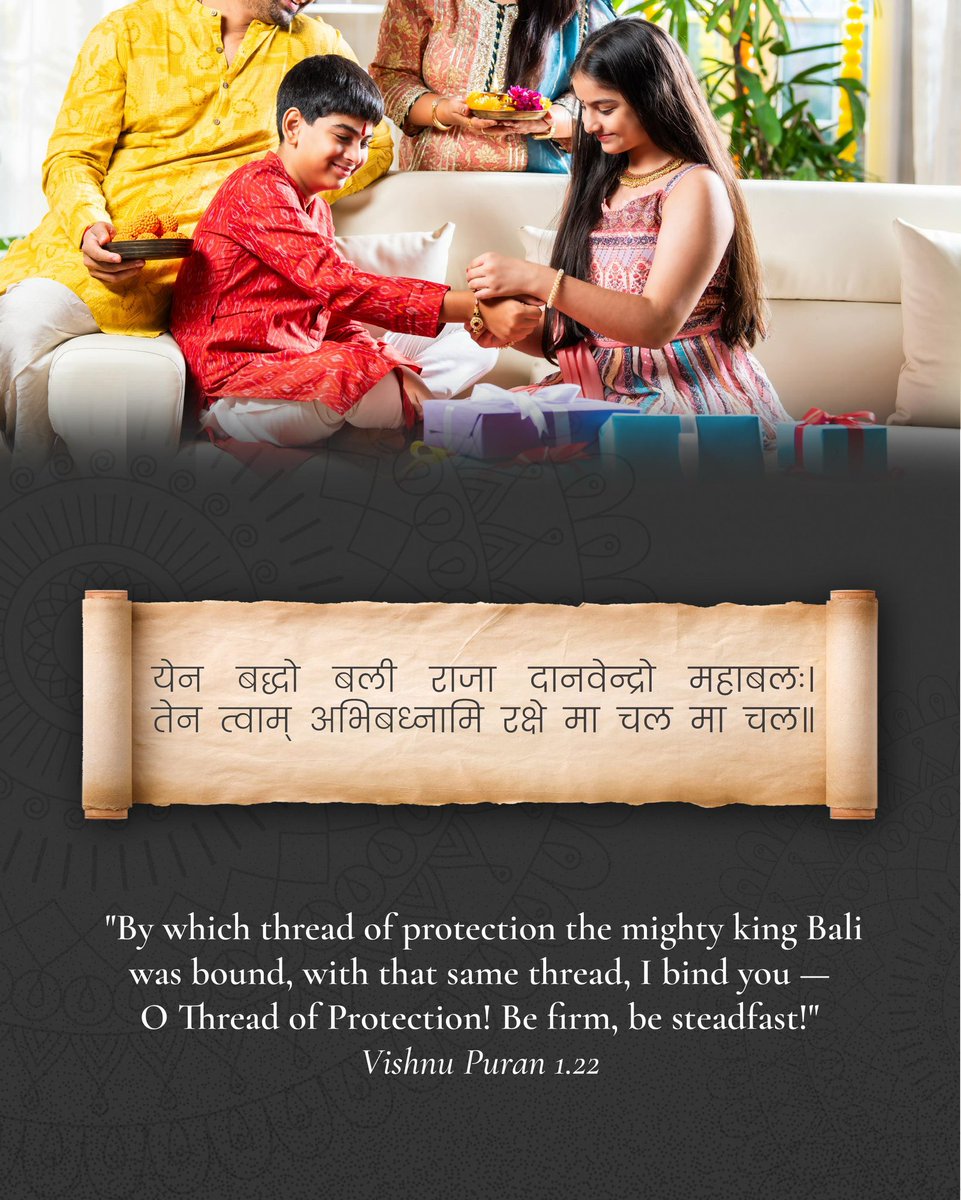 Today marks the #Hindu festival of Raksha Bandhan, a celebration that honours the enduring bond between brothers and sisters. Across the world, families come together for the special ceremony of the tying of the rakhi - symbolising love, protection, and lifelong connection.