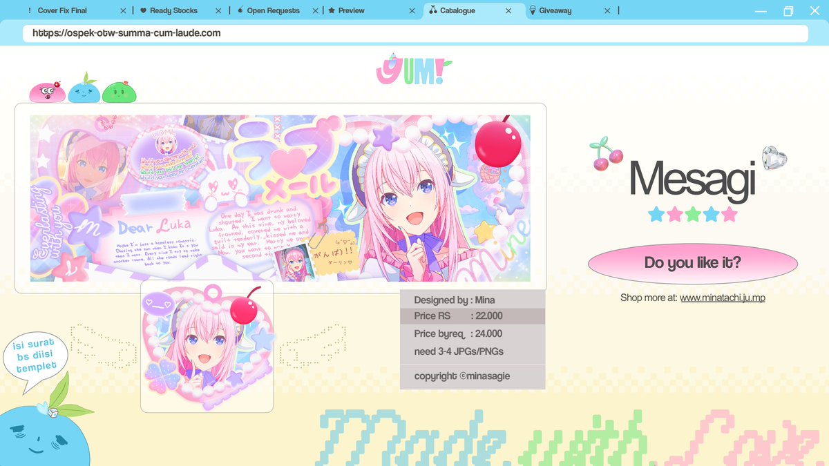 minasagie's tweet image. 💙HELP OSPEKKK🪩

setelah sekian lama mina gak ada anak baru, AKHIRNYA AKU BAWA 3 ANAK BARU BUAT DIOSPEKKIN! 😋jika ada yang gak aman boleh DM aku ya 💙 semua katalog bisa pakai PNG juga, ada di rep untuk contohnya!

#zonauang #zonajajan #zonaba