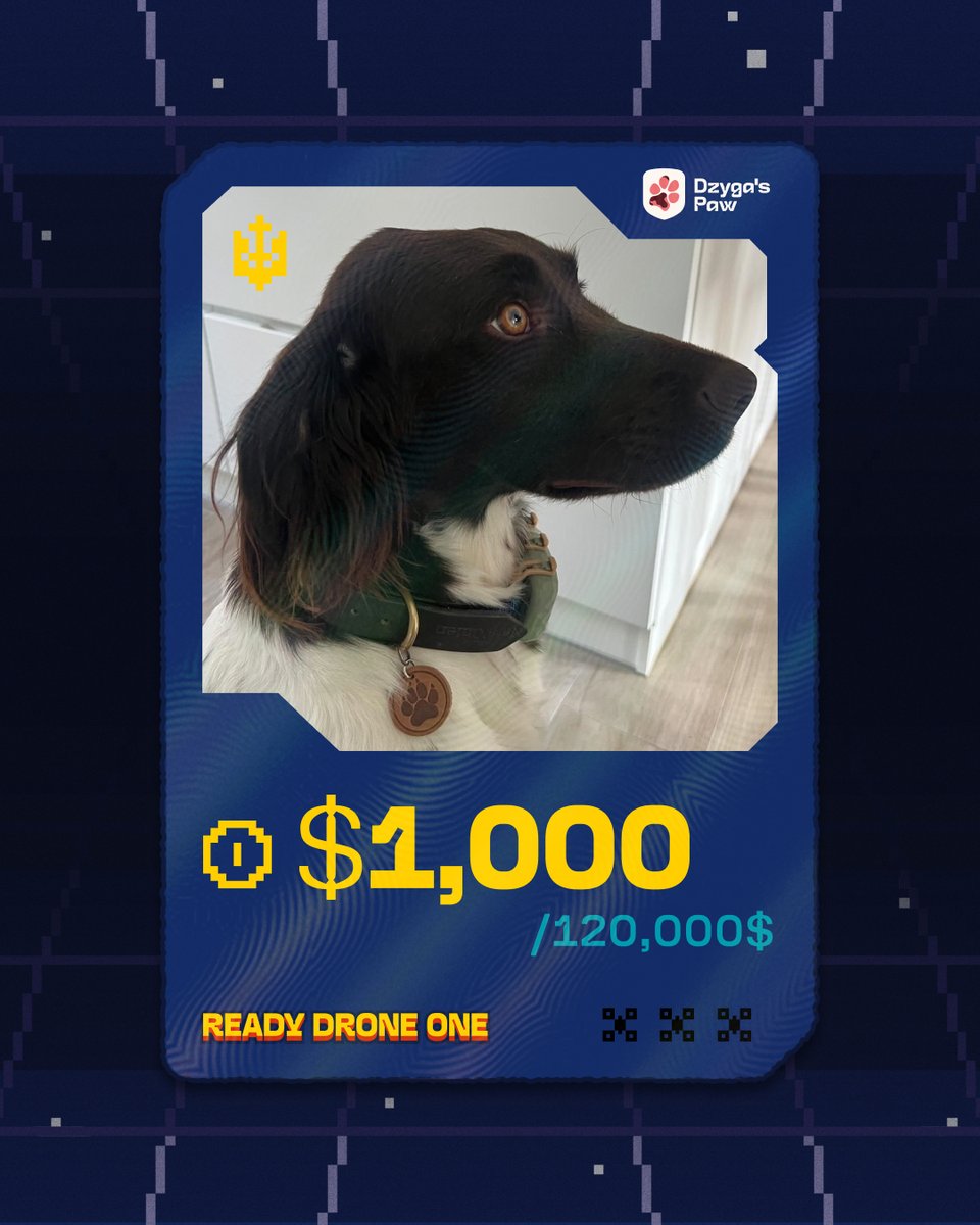 Florence (@flore14) on Twitter photo 🐾 This is Pippa. She can’t fly a drone… but she can help buy one 🔥
With <a href="/dzygaspaw/">Dzyga's Paw</a>, we’re raising funds for FPV drones w/ thermal cams for the 2nd Brigade in Pokrovsk.
🎯$1,000
🆗 $175
Donate 👉 dzygaspaw.com/ready-drone-on… + mention “Florence & Luca for FPV” in comments 🙏 🐾 This is Pippa. She can’t fly a drone… but she can help buy one 🔥
With <a href="/dzygaspaw/">Dzyga's Paw</a>, we’re raising funds for FPV drones w/ thermal cams for the 2nd Brigade in Pokrovsk.
🎯$1,000
🆗 $175
Donate 👉 dzygaspaw.com/ready-drone-on… + mention “Florence & Luca for FPV” in comments 🙏