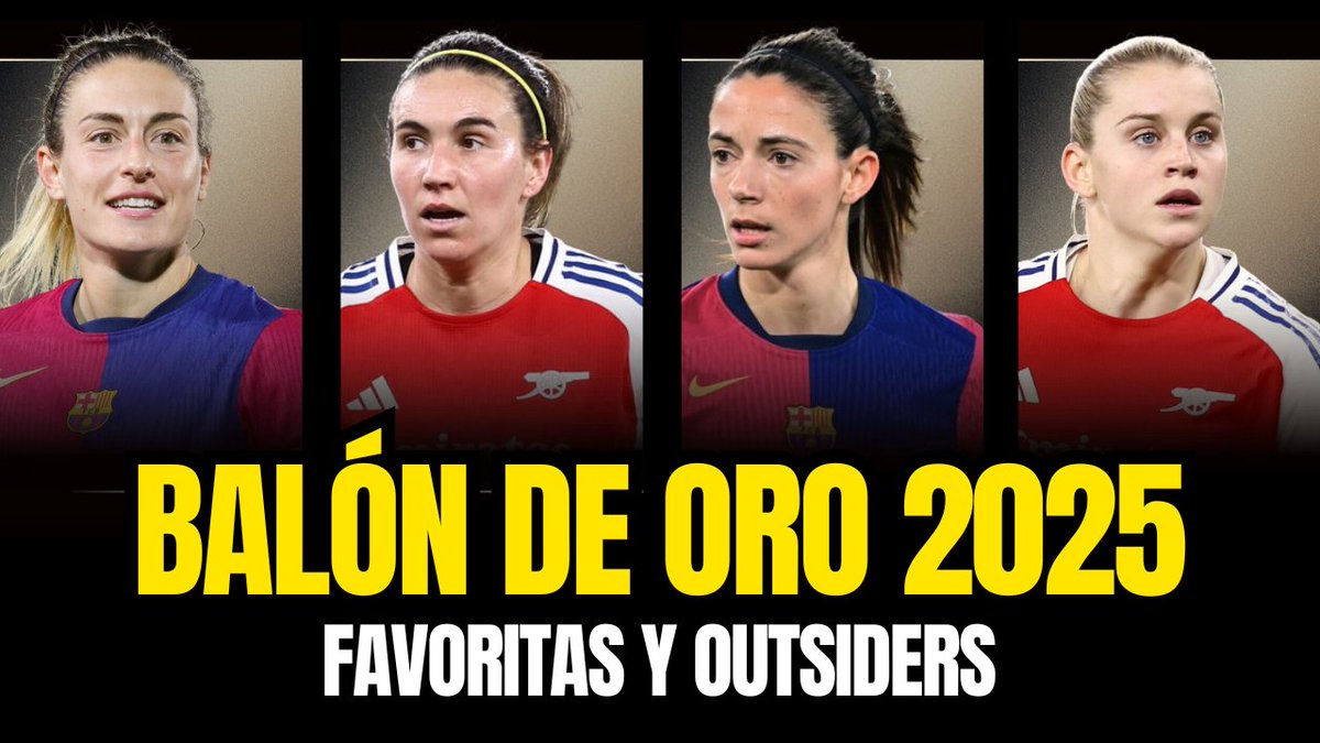 Marcos FutFem (@marcosfutfem) on Twitter photo ¡NUEVO VIDEO EN YOUTUBE!
youtu.be/Jn1ypvII1po
Balón de Oro 2025 con <a href="/GrinanMarta/">Marta Griñán</a>
- Nominadas, outsiders y olvidadas
- Nuestro pronóstico y nuestras favoritas
- Mejor entrenadora, trofeo Kopa y trofeo Yashine ¡NUEVO VIDEO EN YOUTUBE!
youtu.be/Jn1ypvII1po
Balón de Oro 2025 con <a href="/GrinanMarta/">Marta Griñán</a>
- Nominadas, outsiders y olvidadas
- Nuestro pronóstico y nuestras favoritas
- Mejor entrenadora, trofeo Kopa y trofeo Yashine