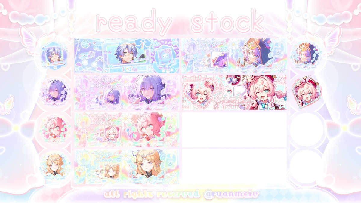 ꒰ঌ Any interactions will be appreciated! ໒꒱

Henlo! Miuna membawakan clearance sale sisa layout lama yang bisa di take sekarang without fee‼️ Untuk price bisa baca pict bawah di ALT yapp, mari jajank🥺🎀

#zonauang️ #zonajajan