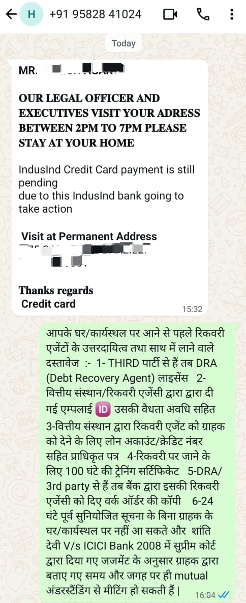 Mahesh Garg (@mahesh01012001) on Twitter photo <a href="/AshishAgar1983/">💉🔥🌟 Ashish Agarwal 🌟🔥💉⚡जुझारू⚡</a> <a href="/SmalhotraRBI/">Sanjay Malhotra RBI 🇮🇳</a> <a href="/RBI/">ReserveBankOfIndia</a> <a href="/RBIsays/">RBI Says</a> <a href="/MyIndusIndBank/">IndusInd Bank</a> <a href="/Cyberdost/">CyberDost I4C</a> क्रेडिट कार्ड के भुगतान पाने किए असामाजिक तत्वों को रिकवरी कॉन्ट्रैक्ट दिया जा रहा हैं, क्रेडिट कार्ड ending 5027 में अवैध/गैर कानूनी अभद्रता का परिचय दे रहे हैं इनके एजेंट<a href="/MyIndusIndBank/">IndusInd Bank</a> का लाइसेंस कैंसिल किया जाय, नियम कानून की धज्जियां उड़ा रहे हैं <a href="/DasShaktikanta/">Shaktikanta Das</a> <a href="/FinMinIndia/">Ministry of Finance</a> <a href="/AshishAgar1983/">💉🔥🌟 Ashish Agarwal 🌟🔥💉⚡जुझारू⚡</a> <a href="/SmalhotraRBI/">Sanjay Malhotra RBI 🇮🇳</a> <a href="/RBI/">ReserveBankOfIndia</a> <a href="/RBIsays/">RBI Says</a> <a href="/MyIndusIndBank/">IndusInd Bank</a> <a href="/Cyberdost/">CyberDost I4C</a> क्रेडिट कार्ड के भुगतान पाने किए असामाजिक तत्वों को रिकवरी कॉन्ट्रैक्ट दिया जा रहा हैं, क्रेडिट कार्ड ending 5027 में अवैध/गैर कानूनी अभद्रता का परिचय दे रहे हैं इनके एजेंट<a href="/MyIndusIndBank/">IndusInd Bank</a> का लाइसेंस कैंसिल किया जाय, नियम कानून की धज्जियां उड़ा रहे हैं <a href="/DasShaktikanta/">Shaktikanta Das</a> <a href="/FinMinIndia/">Ministry of Finance</a>