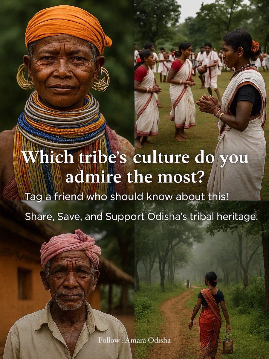 amara_odisha's tweet image. From the fearless Bonda women to the eco-warrior Dongria Kondh, each community adds a unique colour to our cultural canvas.
Let’s celebrate our diversity — and protect it for the future.”

#AmaraOdisha #TribesOfOdisha #PVTG #DongriaKondh #BondaTribe #TribalCulture #ExploreOdisha