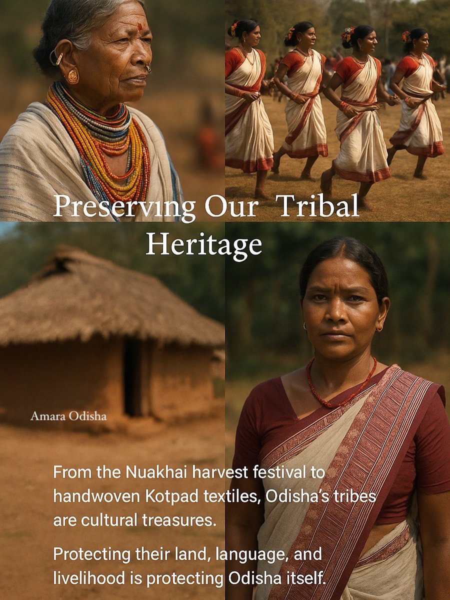 amara_odisha's tweet image. From the fearless Bonda women to the eco-warrior Dongria Kondh, each community adds a unique colour to our cultural canvas.
Let’s celebrate our diversity — and protect it for the future.”

#AmaraOdisha #TribesOfOdisha #PVTG #DongriaKondh #BondaTribe #TribalCulture #ExploreOdisha