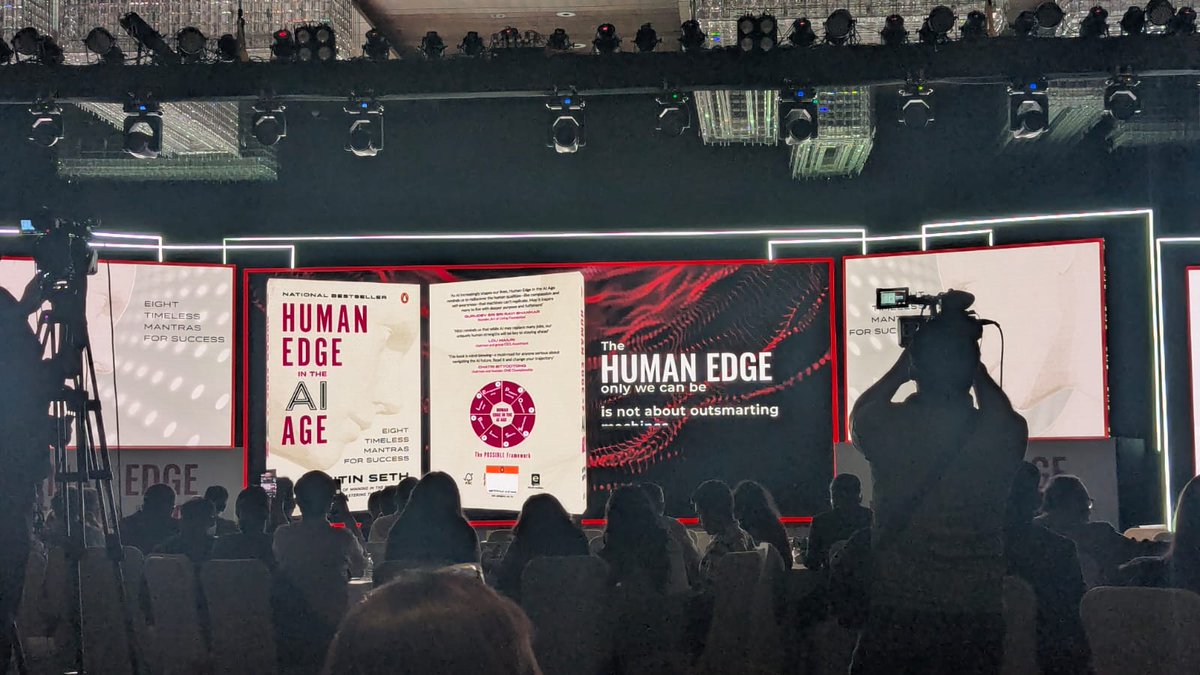 Penguin India (@penguinindia) on Twitter photo Here is a glimpse from the successful launch of <a href="/seth_nitin/">Nitin Seth</a>'s book 'Human Edge in the AI Age' for those who could not join. Get your hands on the book today- amzn.in/d/0OZMEh4 Here is a glimpse from the successful launch of <a href="/seth_nitin/">Nitin Seth</a>'s book 'Human Edge in the AI Age' for those who could not join. Get your hands on the book today- amzn.in/d/0OZMEh4