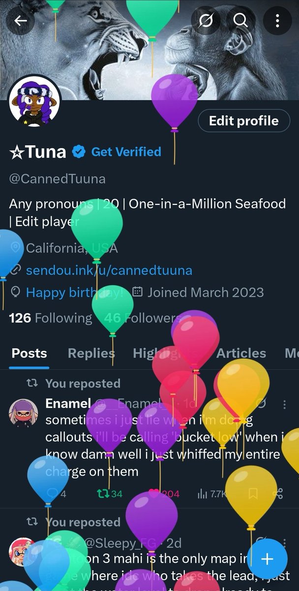 Oh boy it's my birthday