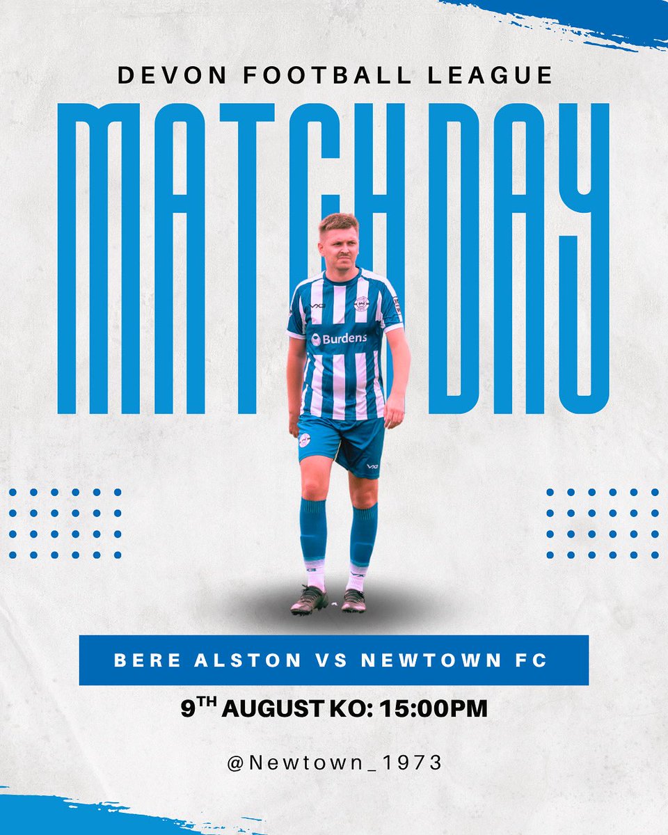 Season opener away to <a href="/BereAlstonFC/">Bere Alston Football Club</a>! 💙🤍 UTT!