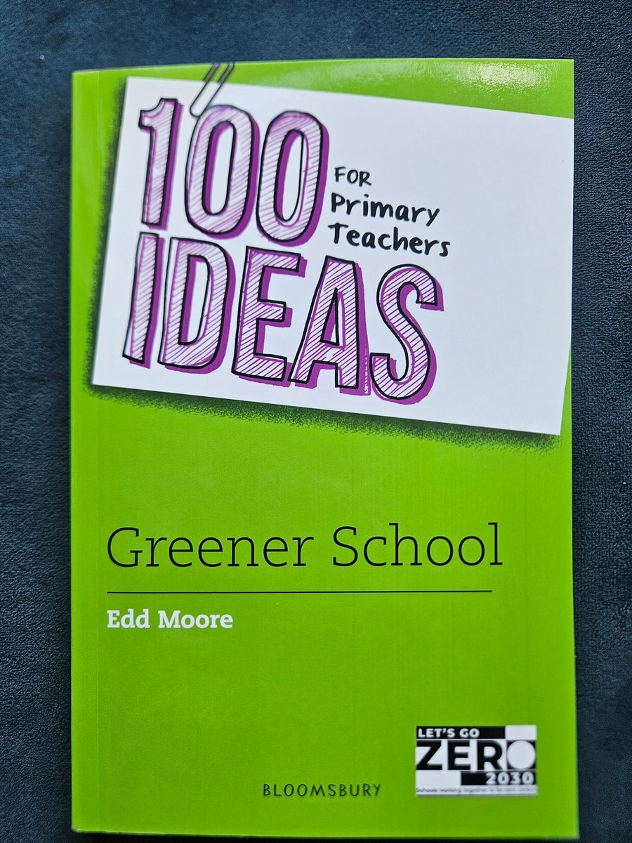 The first copy of my book has arrived! 

You can get 35% off until Wednesday 10th September by using the discount code GREENERSCHOOL on <a href="/KidsBloomsbury/">Bloomsbury Kids & YA UK</a>  Website. 

bloomsbury.com/uk/100-ideas-f… 

#education #environment #sustainability #greenerschool #youngleaders #teachers