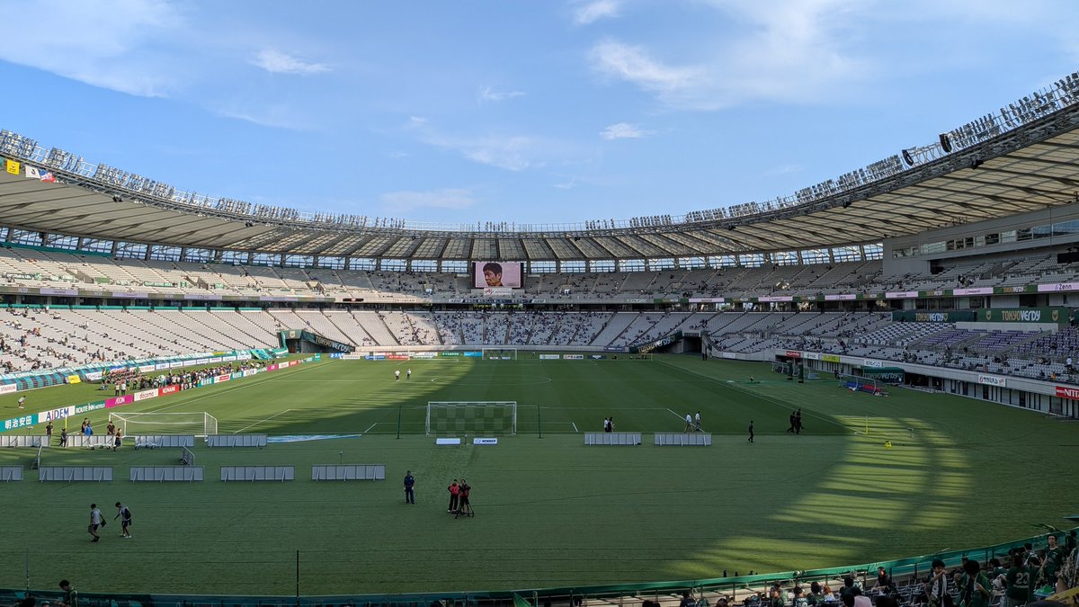 全緑で楽しんで、応援します！
#東京ヴェルディ
#クラシコ
#味の素スタジアム