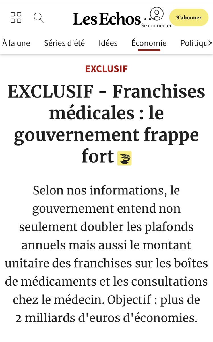 Faire la poche des malades - les malades en affection de longue durée seront les plus touchés - plutôt que taxer ce qui nous rend malade (alcool, malbouffe, phytosanitaires, pollutions etc) est un vrai choix de société guidé par une idéologie mortifère. C’est leur projet.