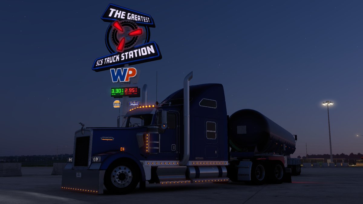 JoeAlex61's tweet image. Nothing like enjoying your 30th Birthday with some peaceful late night trucking! @SCSsoftware
