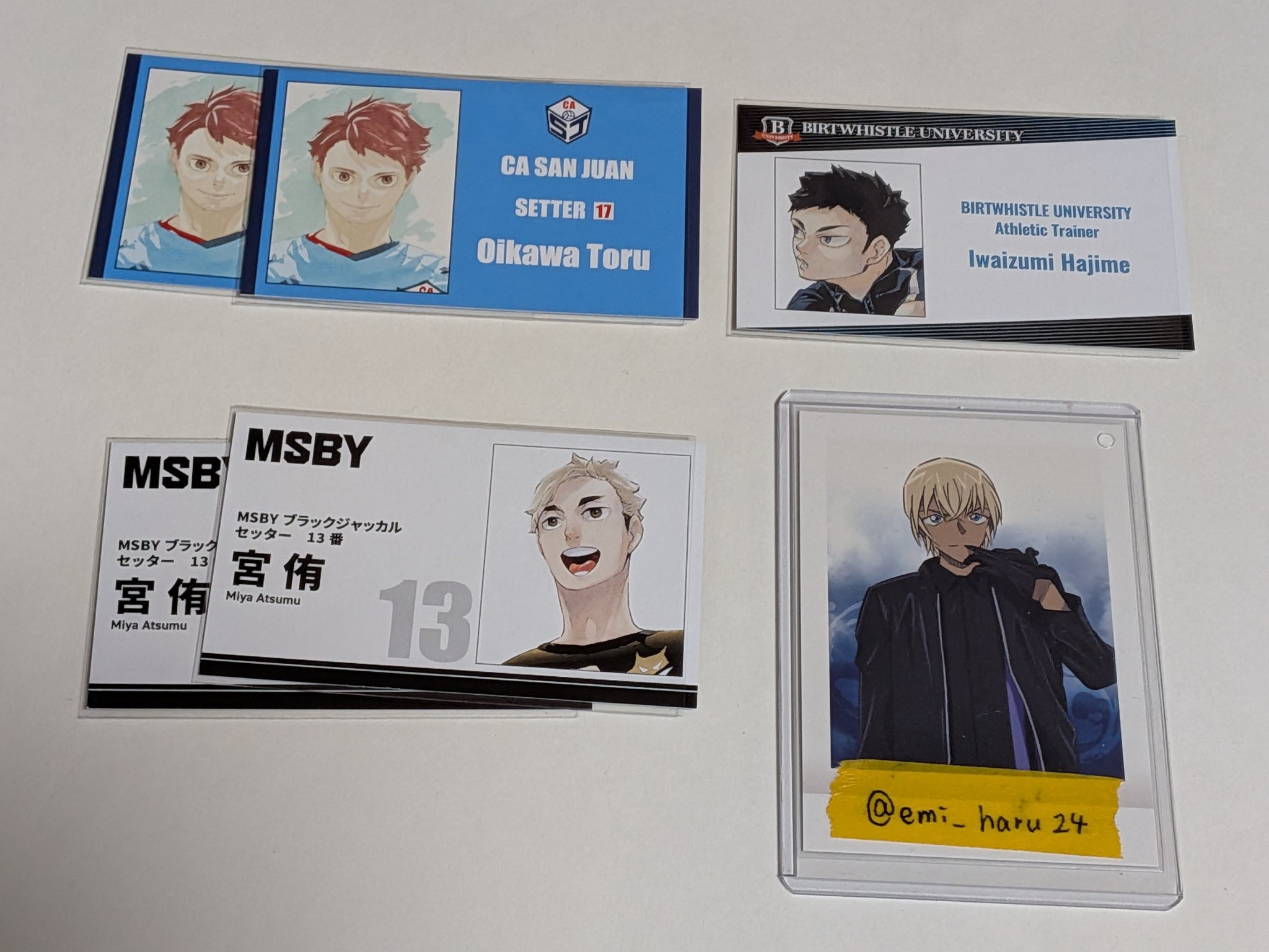 宮侑 名刺カードコレクション ハイキュー 宮侑 名刺カードコレクション ハイキュー（作品名/は行