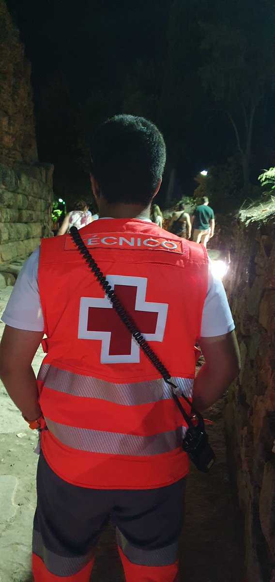 Paralelo al #IFAldeadelcano, nuestro voluntariado también se desplazó al #PreventivosCruzRoja del Festival de Teatro de Mérida