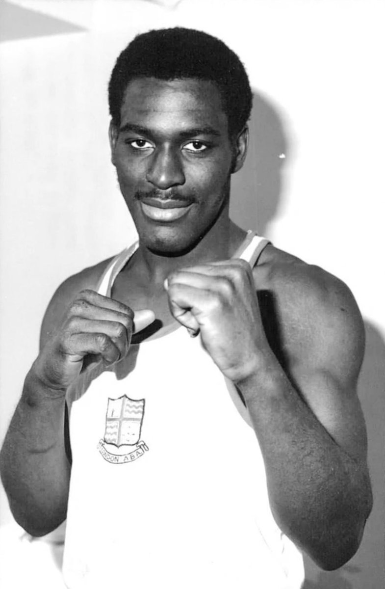 Devon Bailey of Battersea pictured before his 81KG ABA final defeat against Andy Straughn at Wembley in 1980. Bailey would challenge Dennis Andries for the British Title in the pro ranks.