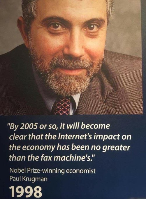 In the series: statements that don't age well