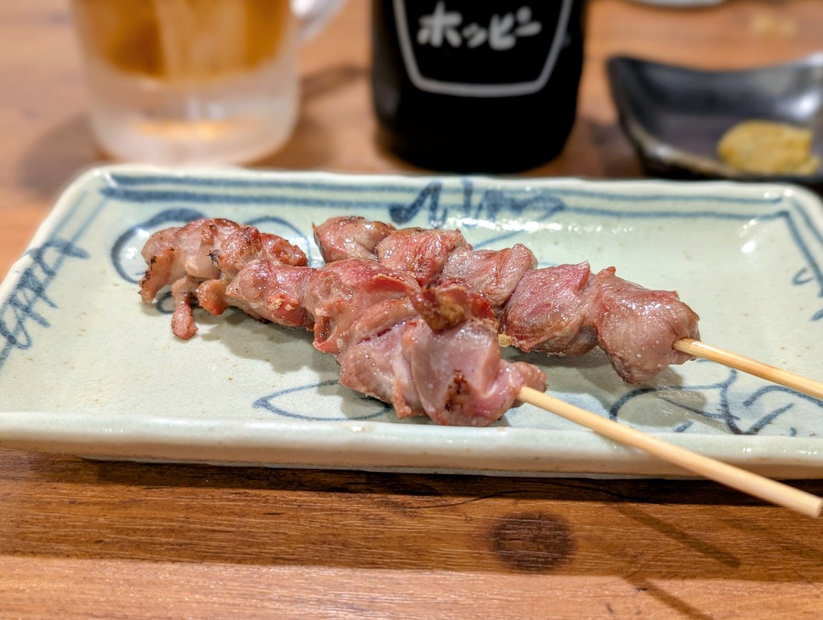 yokozukiryuuoh's tweet photo. #北赤羽 #串八珍 

大好き砂肝✕2
コク旨網レバー＆網もも
食べたらわかる納豆巻き

なんて幸せな夏休みスタートダッシュ😍 https://t.co/y9dsvp56QK