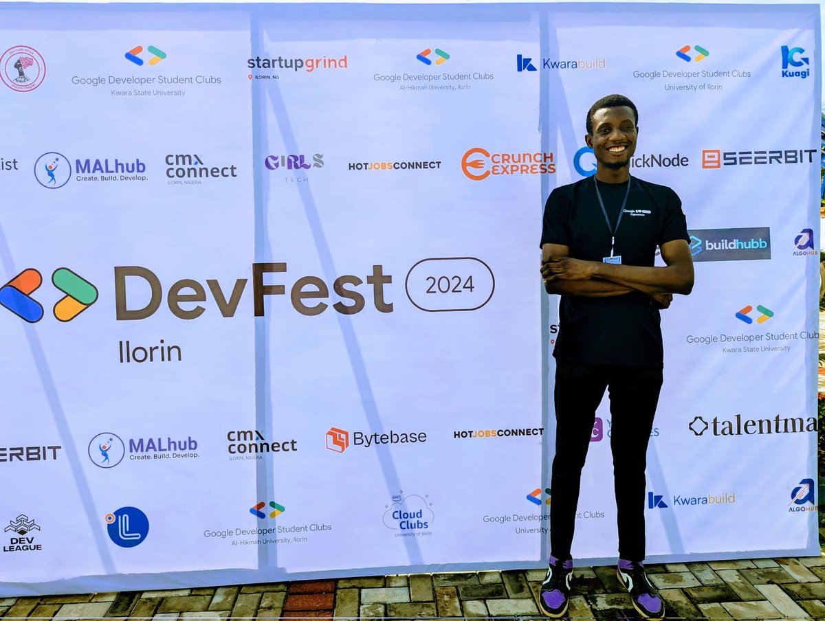 develijah3's tweet image. DevFest Ilorin 2024
@gdgIlorin