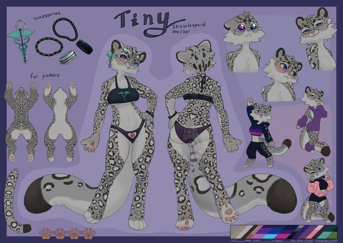 My first reference sheet commission!! an absolute blast working on this &gt;:3