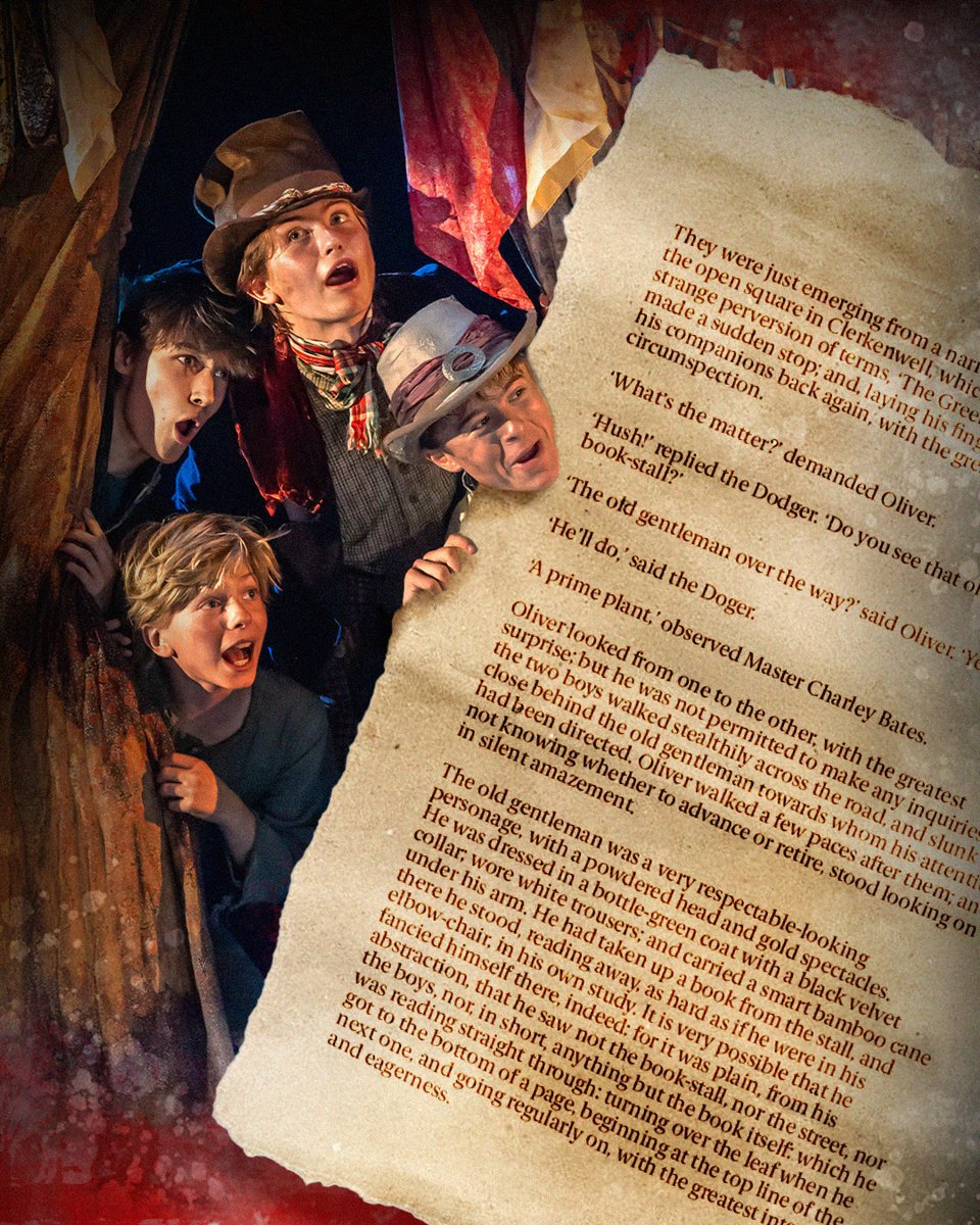 Celebrating #NationalBookLoversDay with an Oliver! #PageToStage.  📕