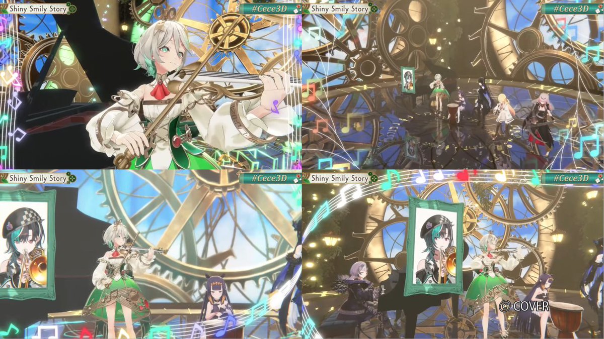 【3D DEBUT】SPIN TO WIN!!!!!!! The C in Cece stands for cars? #Cece3D にて、「Shiny Smily Story」の演出映像をぺたぺたさん（<a href="/petapeta_05/">ぺたぺた</a>）ディレクションのもと制作させていただきました！   

 3Dお披露目おめでとうございますー!! 
youtube.com/live/LD6f_6w2q…