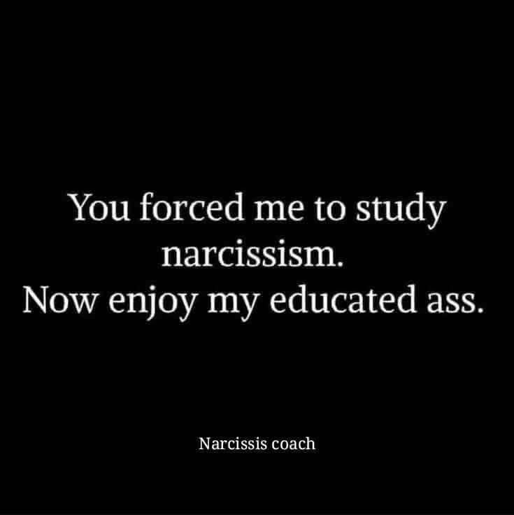 🧬Maxpein🧬 (@maximumpain333) on Twitter photo "You forced me to study narcissism. Now enjoy my educated ass."
I never planned to become fluent in manipulation, gaslighting, trauma bonding, and emotional warfare. I never wanted to learn about the dark corners of the human psyche, or how someone could wear a mask so well they "You forced me to study narcissism. Now enjoy my educated ass."
I never planned to become fluent in manipulation, gaslighting, trauma bonding, and emotional warfare. I never wanted to learn about the dark corners of the human psyche, or how someone could wear a mask so well they