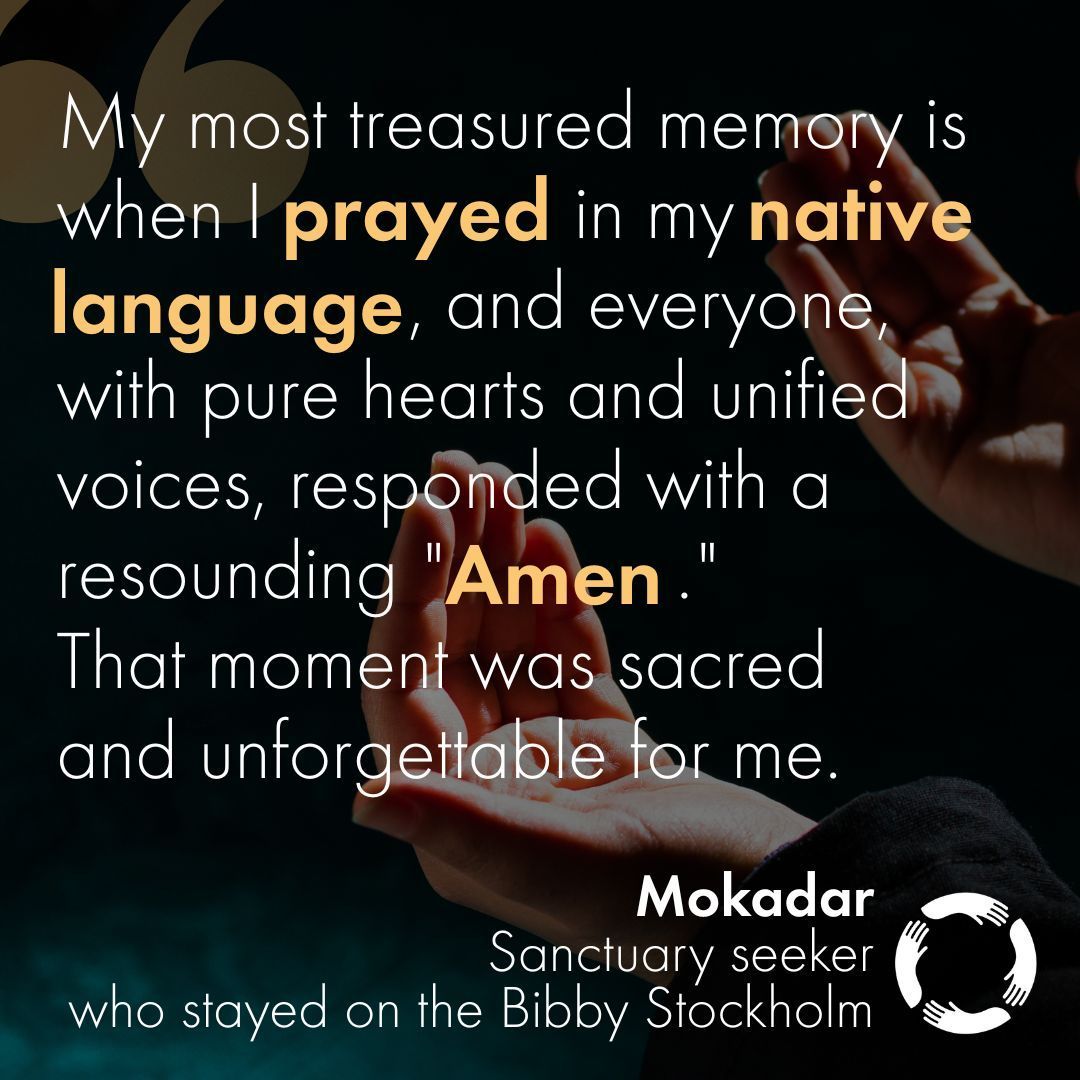 Welcome Churches (@welcomechurches) on Twitter photo ๐ Second in our Bibby Stockholm story series:
Mokadarโs heartfelt letter to the church that welcomed him reminds us of the power of prayer, belonging, and Godโs family. His words will warm your heart too. ๐
Read here: welcomechurches.org/stories-feed/mโฆ
#Refugees #Welcome #BibbyStockholm ๐ Second in our Bibby Stockholm story series:
Mokadarโs heartfelt letter to the church that welcomed him reminds us of the power of prayer, belonging, and Godโs family. His words will warm your heart too. ๐
Read here: welcomechurches.org/stories-feed/mโฆ
#Refugees #Welcome #BibbyStockholm