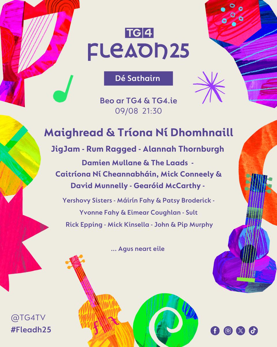 Dé Sathairn ag #Fleadh25🪩