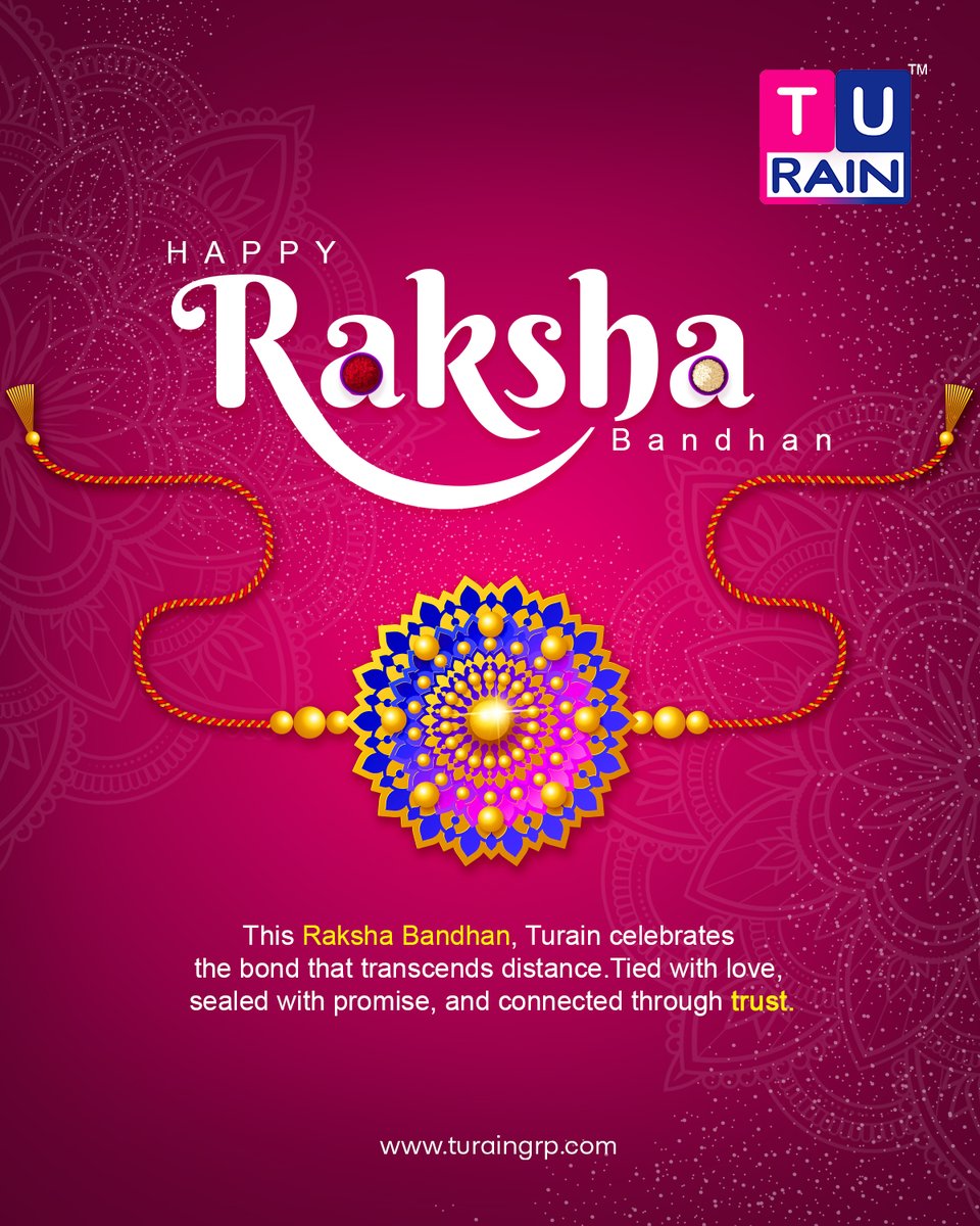 turainsoftware's tweet image. Distance may separate us, but the right connections keep us close.

This #RakshaBandhan, we celebrate bonds—personal &amp;amp; professional—built on love, respect &amp;amp; trust. 🤝✨

#BondOfTrust #TurainSoftware #TurainGroup #RakshaBandhan2025
