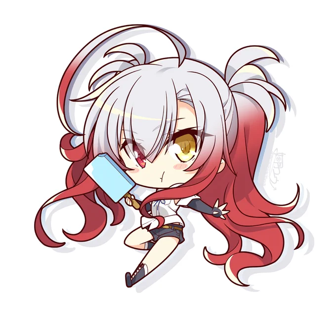 久々にSD描きました。(夏感)