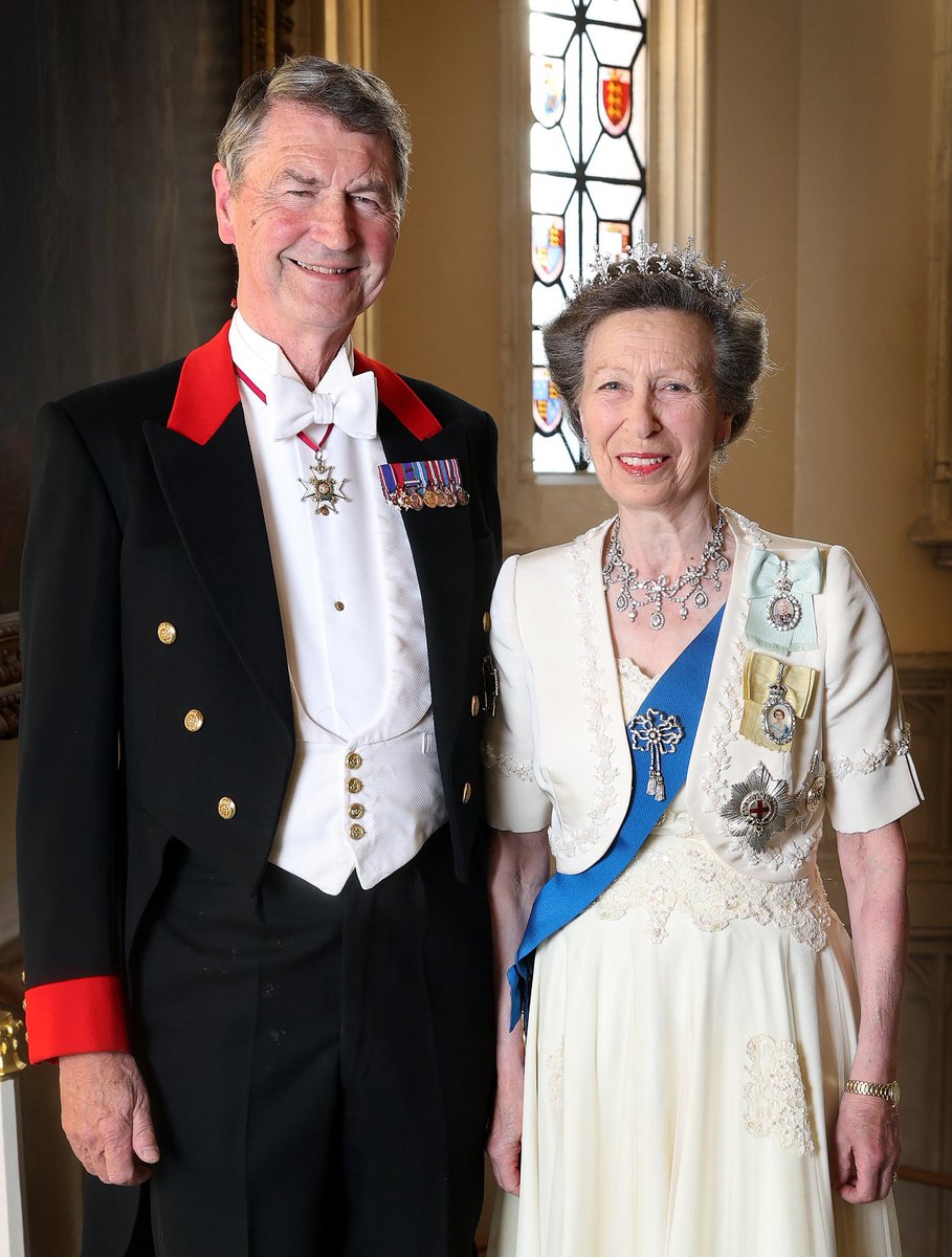 ‘After turning down endless requests to shoot a new portrait to mark her 75th birthday next week, she finally agreed to pose for a picture at Windsor Castle last month, shortly before the French state banquet.

Anne's one proviso? That her husband, Tim Laurence, be by her side.’