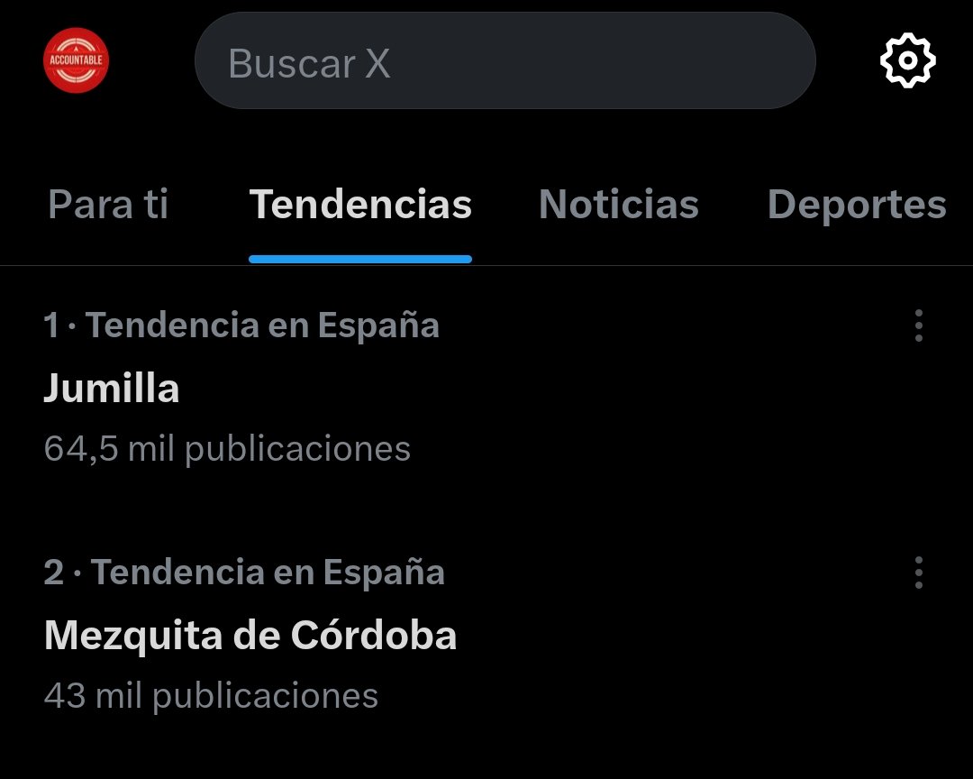 Accountable (@accountable2019) on Twitter photo Arde la Mezquita de Córdoba pero el trending topic líder sigue siendo Jumilla, días después de la polémica. La agenda política-mediática la crean intereses espurios. Arde la Mezquita de Córdoba pero el trending topic líder sigue siendo Jumilla, días después de la polémica. La agenda política-mediática la crean intereses espurios.