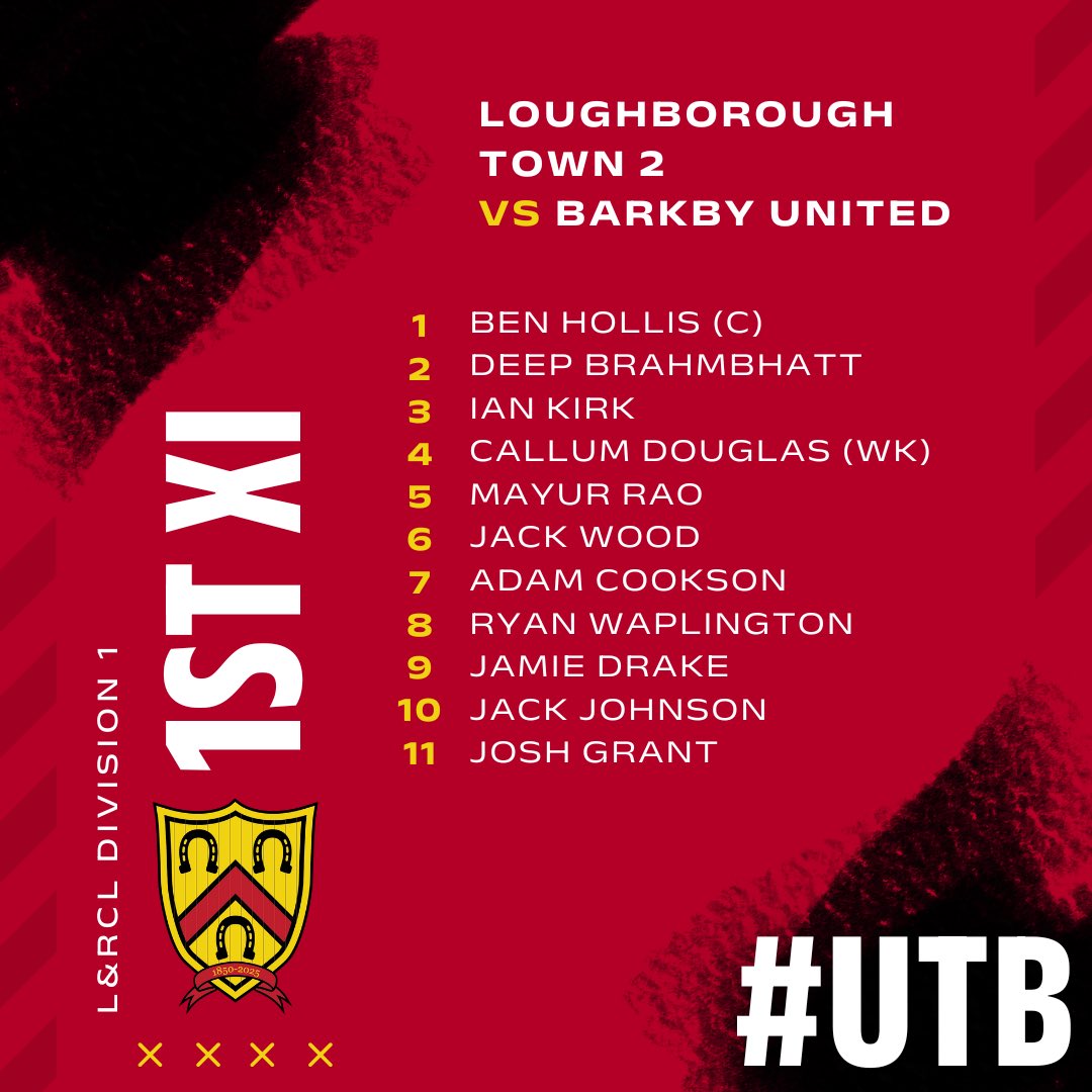 Barkby United CC (@barkbyunitedcc) on Twitter photo Week 17 in the <a href="/landrcl/">Leics & Rutland CL</a> 🏏
1s away vs. <a href="/LoughTownCC/">Loughborough Town</a> 2
2s at home vs. <a href="/wigstontowncc/">Wigston Town CC</a>
🎥 m.youtube.com/watch?v=TGai3q…
3s away vs. <a href="/ElectricitySCC/">Electricity Sports Cricket Club</a> 4 Week 17 in the <a href="/landrcl/">Leics & Rutland CL</a> 🏏
1s away vs. <a href="/LoughTownCC/">Loughborough Town</a> 2
2s at home vs. <a href="/wigstontowncc/">Wigston Town CC</a>
🎥 m.youtube.com/watch?v=TGai3q…
3s away vs. <a href="/ElectricitySCC/">Electricity Sports Cricket Club</a> 4