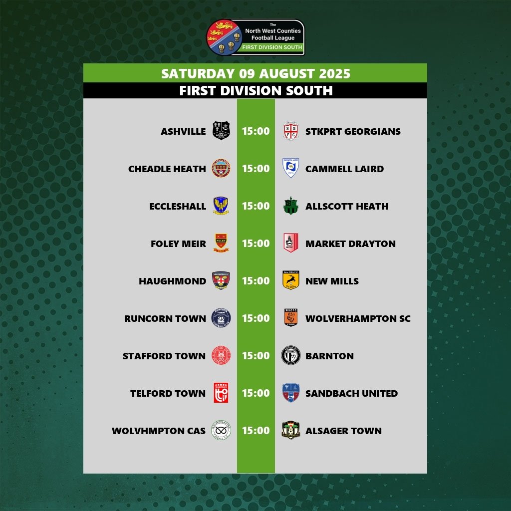 Today's fixtures across our three divisions