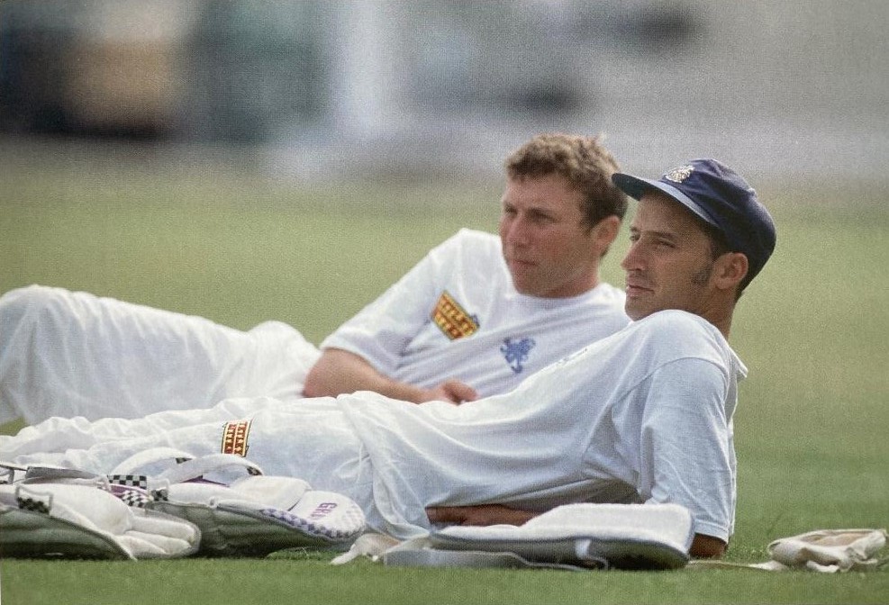 Martin Chandler (@fredfertang) on Twitter photo Back in their playing days we have <a href="/nassercricket/">Nasser Hussain</a> and <a href="/Athersmike/">Mike atherton</a> following one of <a href="/David215Gower/">David Gower</a>'s training drills Back in their playing days we have <a href="/nassercricket/">Nasser Hussain</a> and <a href="/Athersmike/">Mike atherton</a> following one of <a href="/David215Gower/">David Gower</a>'s training drills