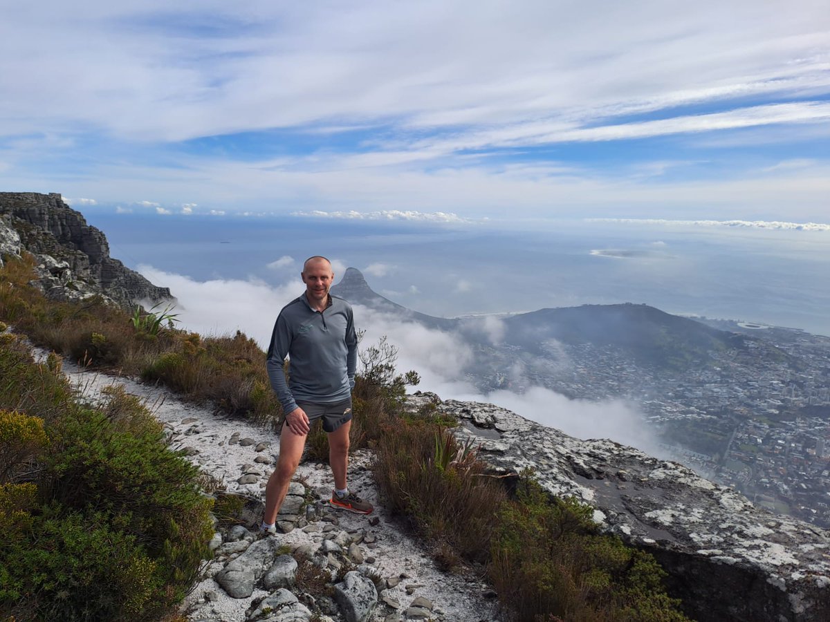 Had to wait out the rain this week, but the reward was 20km of beautiful #trailrunning on #tablemountain yesterday, taking in all the views &amp; waterfalls 🙌 thank you!! 🙏 #sightrunning #runningtour <a href="/lovecapetown/">Love Cape Town</a> <a href="/SANParks/">SANParks</a> #runtagit