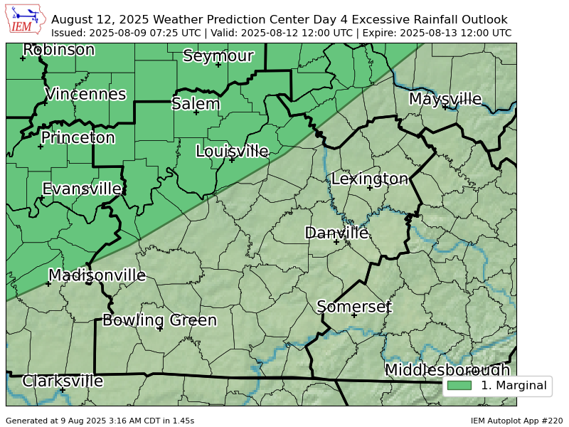 WPC issues Day 4 Marginal Risk Excessive Rainfall Outlook at Aug 9, 7:25z for LMK wpc.ncep.noaa.gov/qpf/excessive_…