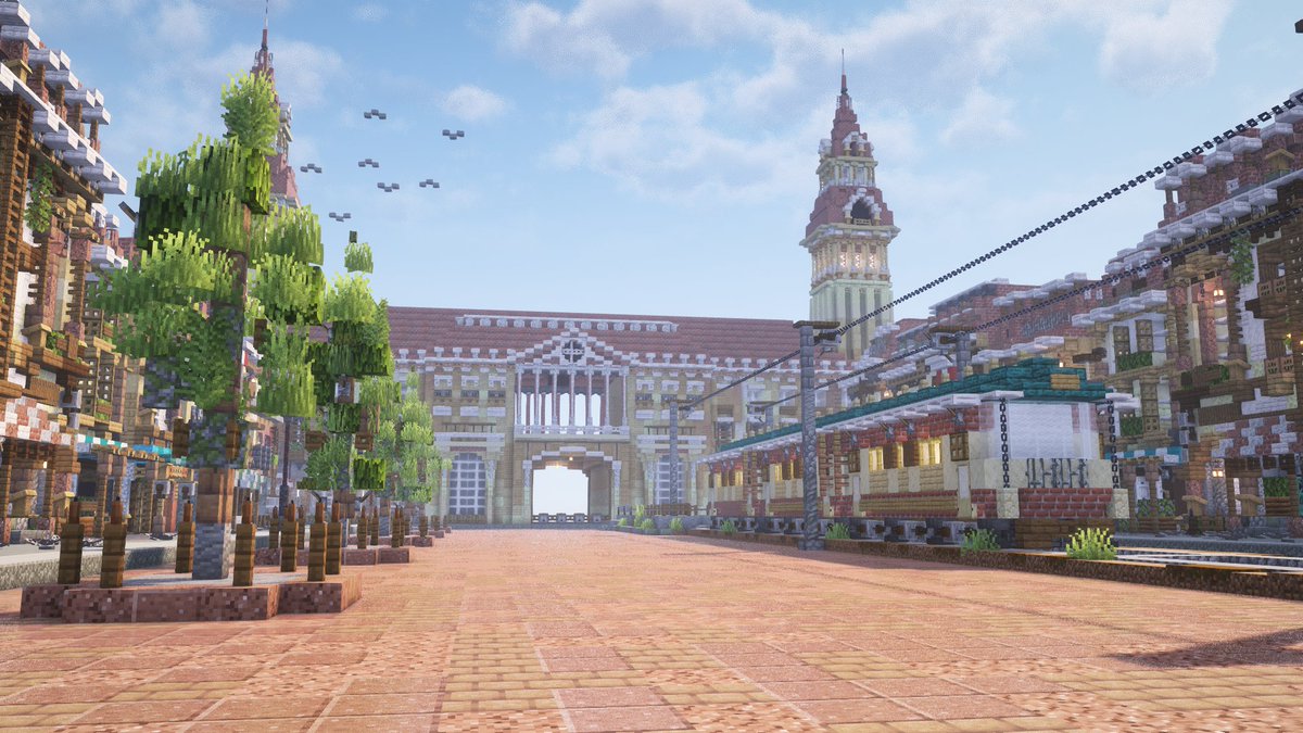 僕が作っている町の映えスポット四つ
配信で作っているからぜひ遊びに来てね～
＃minecraft