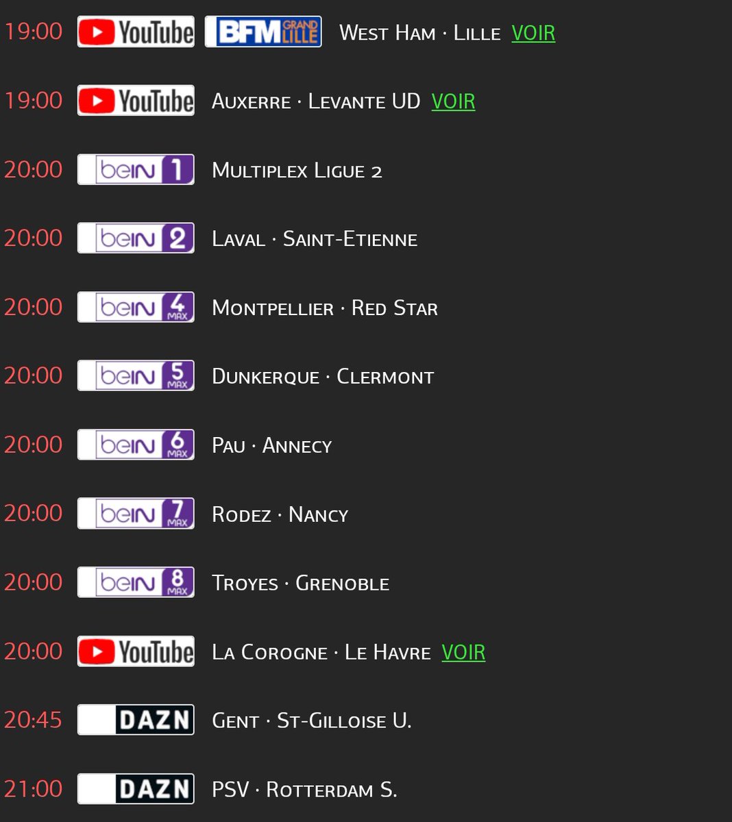 TrisInfoFoot's tweet photo. Le programme foot de ce Samedi 09 août: #Championship #2bundesliga #Ligue2BKT #EAGLMFC #MFSVRCSA #ProLeague #EVEASR #SCOFCL #NEWATL #RCLRBL #WHULOSC #AJALUD #SLASSE #MHSC #ESTACGF38 https://t.co/wDNRYkDPZJ