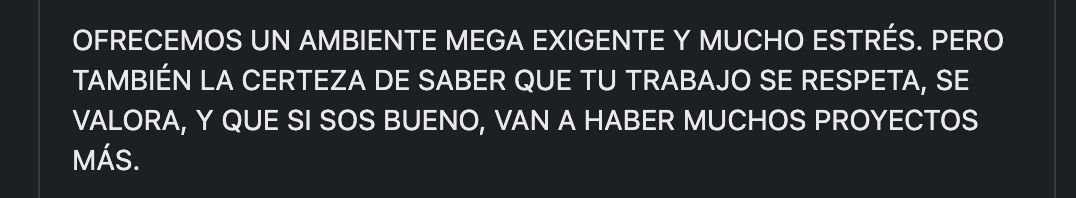Joakdam's tweet photo. Hoy me crucé con esta publicación para un rol de UX/UI SR.
Los beneficios que ofrecen algunas empresas parecen joda. 

Yo ya quiero que me reemplace una IA y ponerme a vender cocos en la playa. https://t.co/b4tRAC89SS