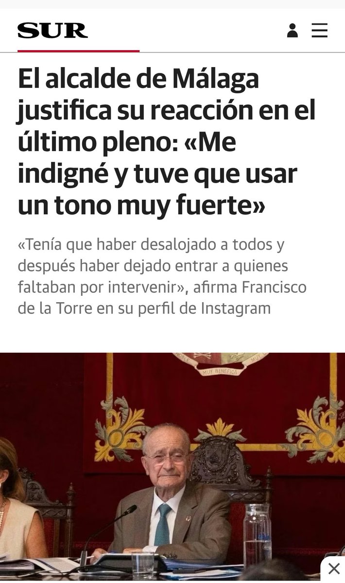 Salio el verdadero, el lobo que lleva dentro y que ha aprendido tan bien a disfrazar con la piel del cordero.
El <a href="/DiarioSUR/">SUR. El periódico de Málaga</a>  sigue en su linea de vocero.