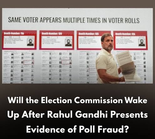 Bhavika Kapoor (@bhavikakapoor5) on Twitter photo The <a href="/ECISVEEP/">Election Commission of India</a> (Election Commission of India) now demands that the Leader of the Opposition <a href="/RahulGandhi/">Rahul Gandhi</a> sign 1,00,250 separate affidavits to complain about 1,00,250 fake votes.
Unbelievable!
The ECI is not a court. It has no authority to compel anyone to sign affidavits—let The <a href="/ECISVEEP/">Election Commission of India</a> (Election Commission of India) now demands that the Leader of the Opposition <a href="/RahulGandhi/">Rahul Gandhi</a> sign 1,00,250 separate affidavits to complain about 1,00,250 fake votes.
Unbelievable!
The ECI is not a court. It has no authority to compel anyone to sign affidavits—let
