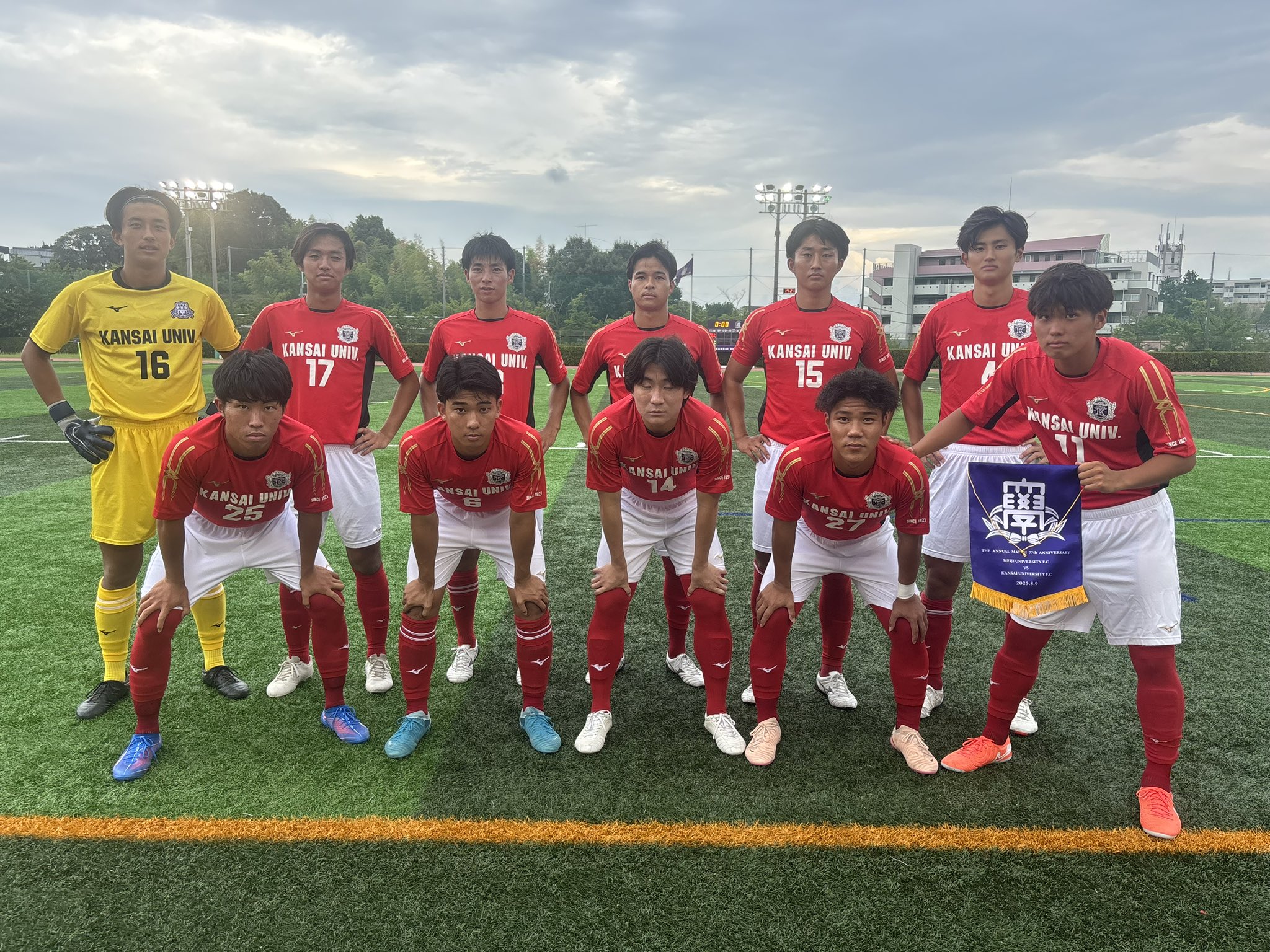 関西大学体育会サッカー部練習着、ウェア 関西大学体育会サッカー部練習用ジャージ、ピステ