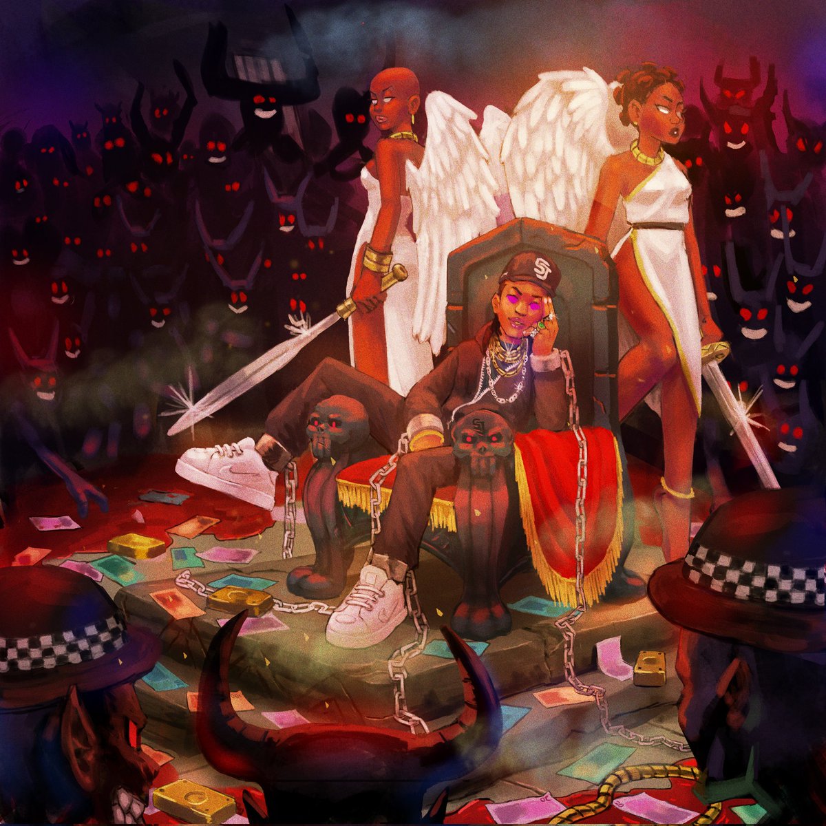 .here are a few of my favorite unused/alternate cover arts I'd designed and left sitting in the vault