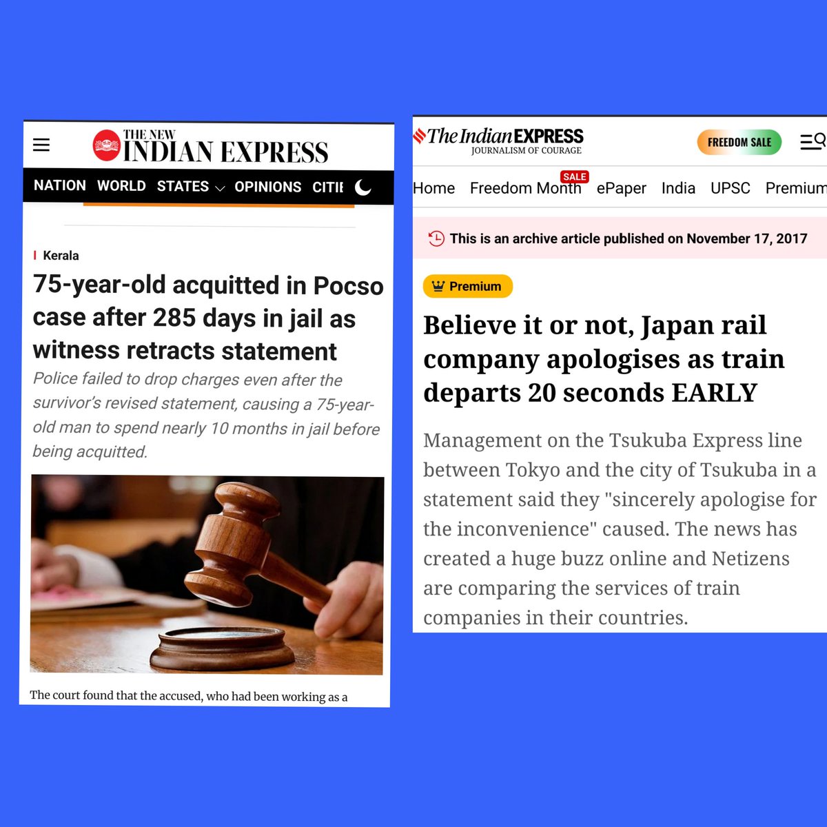 TrumpSaveBharat's tweet image. Who truly values life &amp;amp; humanity? In Japan, a rail company apologizes for departing 20 seconds early. In India, a man is falsely arrested in a POCSO case &amp;amp; spends 285 days in jail. No accountability. No responsibility. #JusticeForMen #FalseCases #POCSOMisuse #JudicialReform