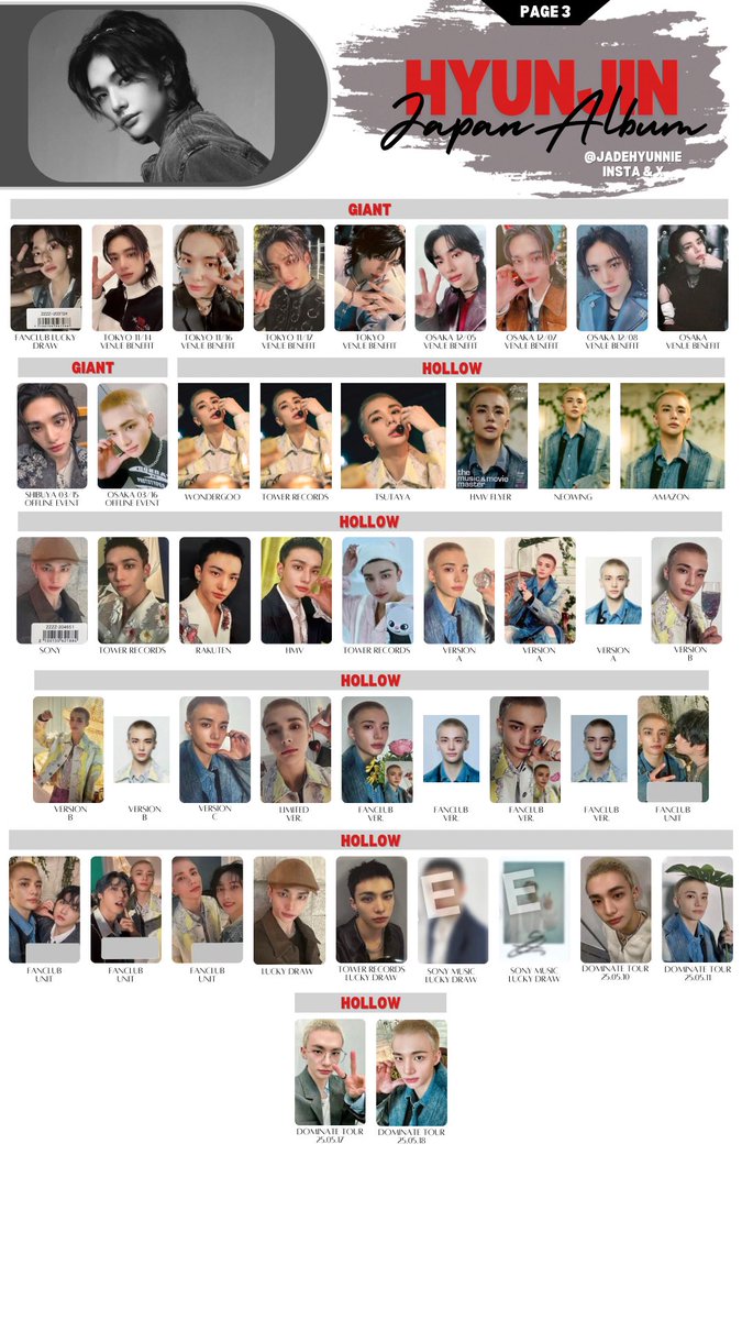 FANCLUB会員限定盤 (Hyunjin盤) 専用ページ FANCLUB会員限定盤 (Hyunjin盤) 専用ページ Stray Kids | Info