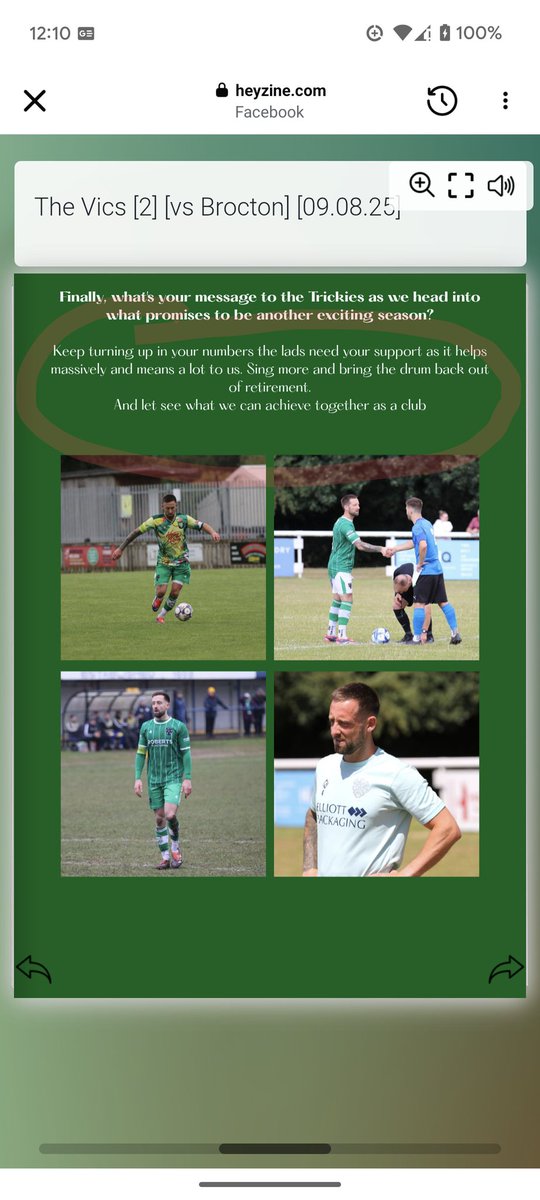 I have said this before, bring the drum out of retirement, you heard from the man himself <a href="/mattyclarke07/">Matty Clarke</a> 😁 does not matter who plays it I'm sure there's some one out there who can play 🇳🇬💚⚽ <a href="/NorthwichVicsFC/">Northwich Victoria F.C</a>  🥁🥁🥁🥁